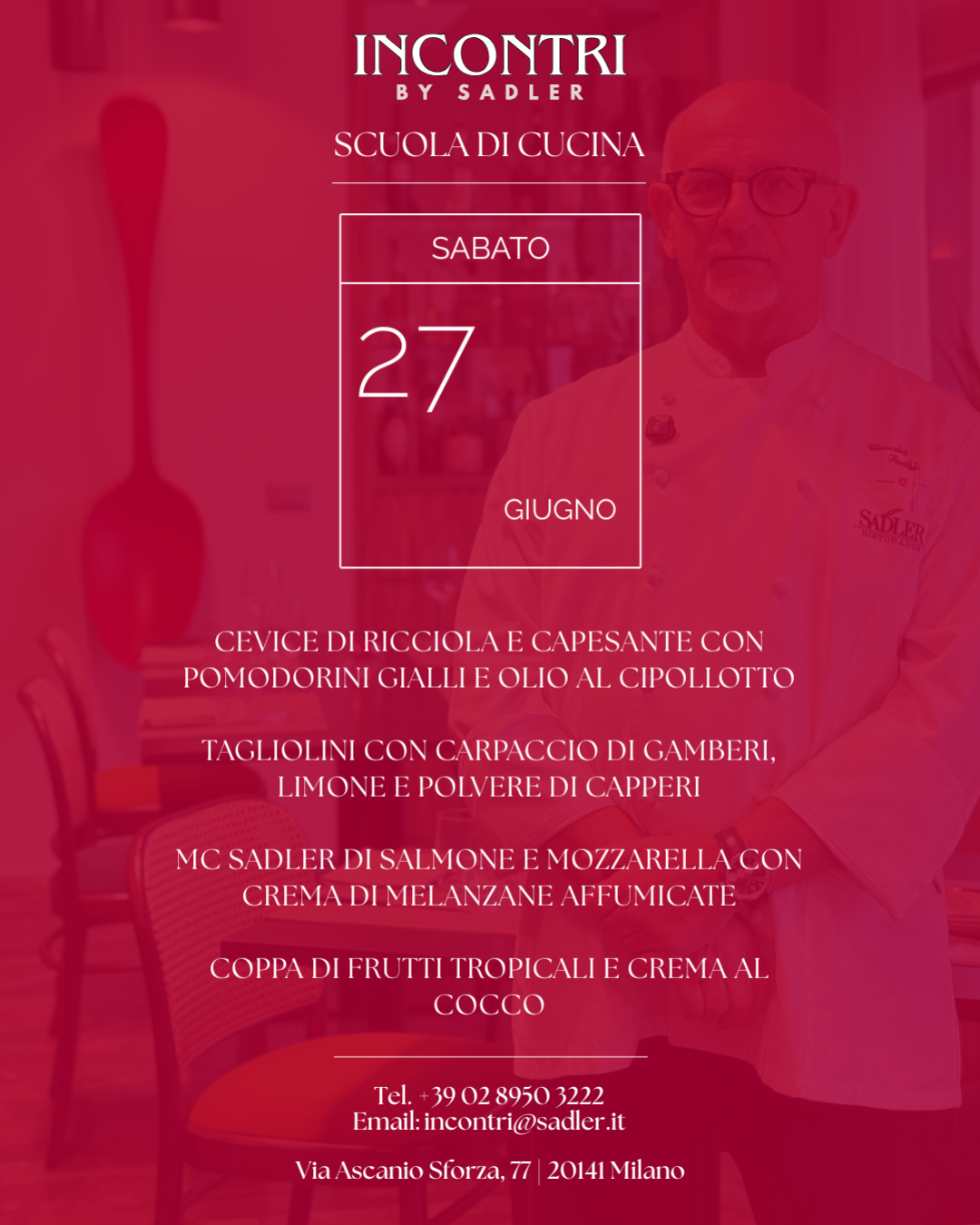 Sabato 27 giugno
